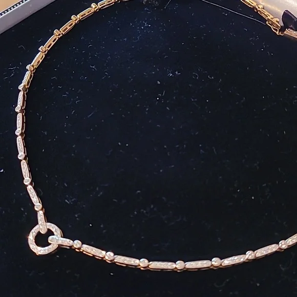 18k Diamond Tennis  Necklace 21 Grams - Picture 9 of 12